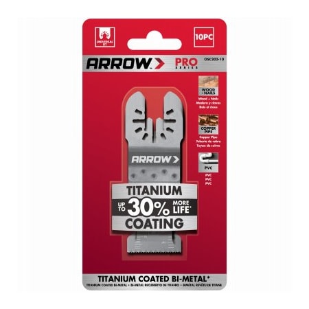 Arrow Fastener 10PC 114 Titan Blade OSC202-10